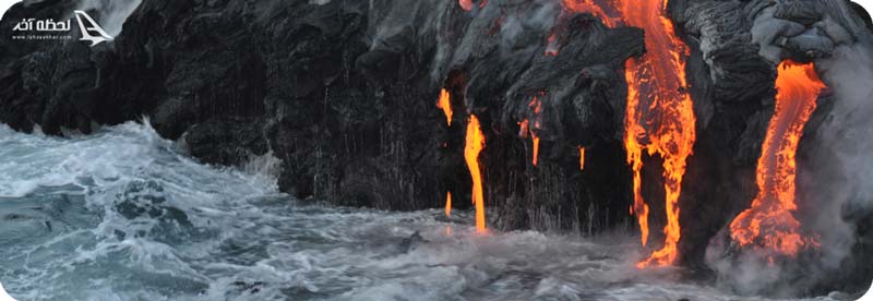 فوران آتشفشان دریای خزر