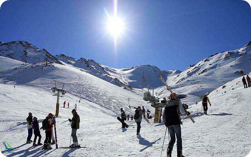 پیست اسکی تاریک دره