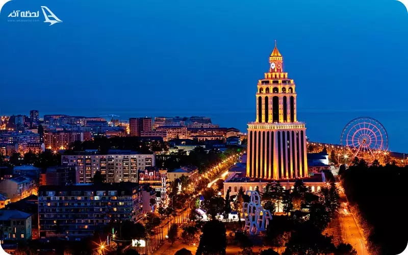 بازدید از میادین زیبای شهر در شب