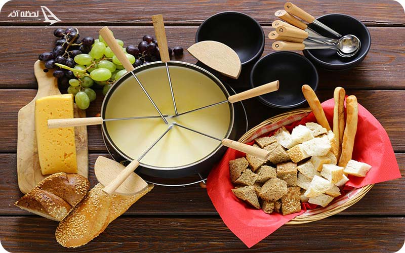 غذای رستوران شهر زوریخ