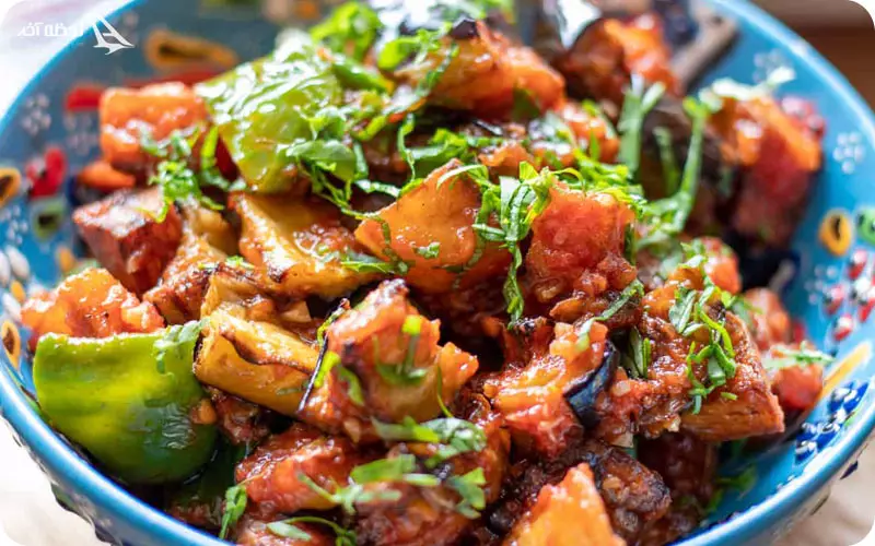 سبزیجات سرخ شده ترکی