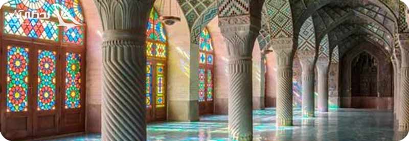 قسمتهای مختلف مسجد نصیر الملک