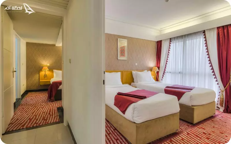 اتاق های هتل پردیسان مشهد