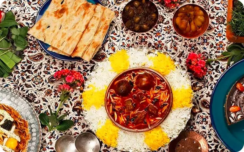 غذای شب عید در خراسان