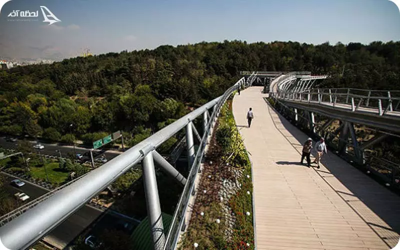 عکس پل طبیعت تهران