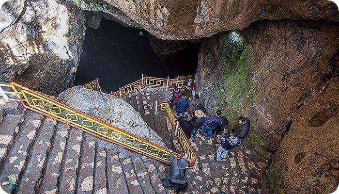 ورودی غار سهولان