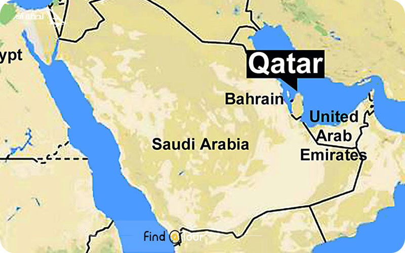موقعیت جغرافیایی قطر