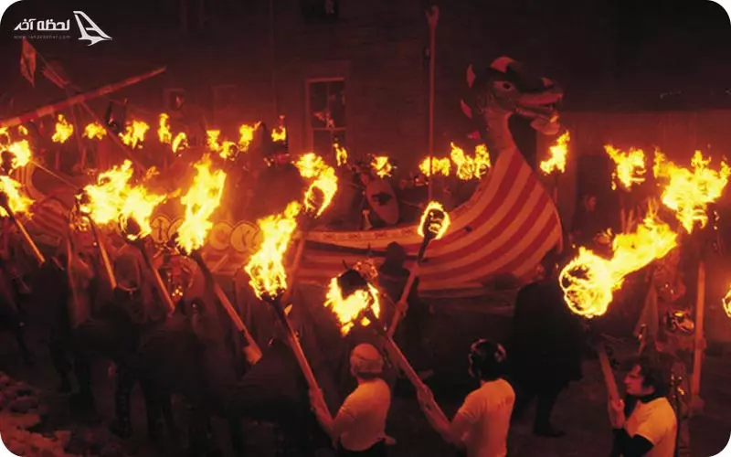 جشنواره آپ هلی آ لارویک اسکاتلند