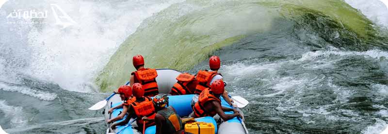 رفتینگ در آبشار ویکتوریا