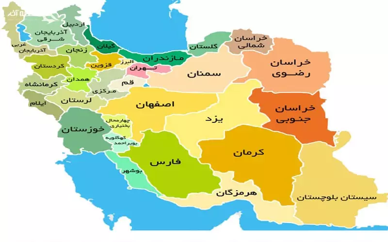 نقشه ایران