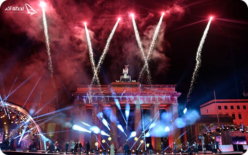 لحظه تحویل سال نو میلادی 2022