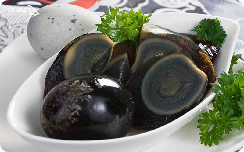 خوراک تخم مرغ مانده عجیب ترین غذای چینی