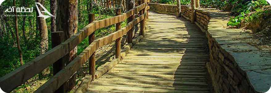 پل چوبی پارک طالقانی