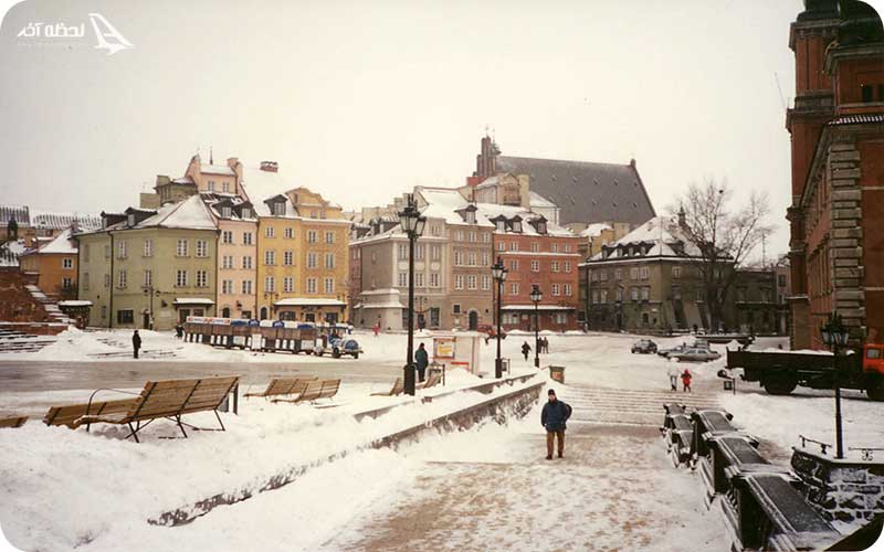 پوشش برف در لهستان