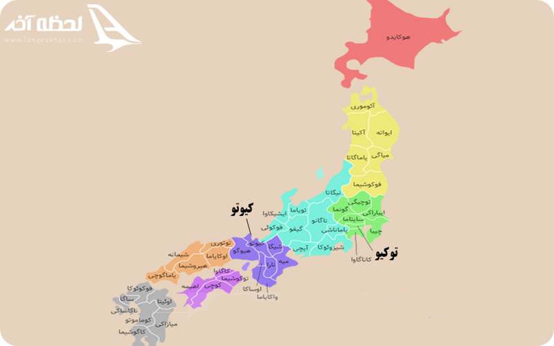 نقشه توکیو ژاپن