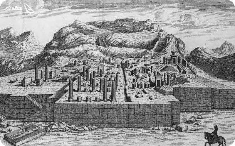 عکس تخت جمشید قدیم