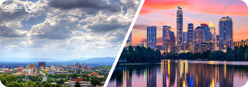 آستین و آشویل آمریکا