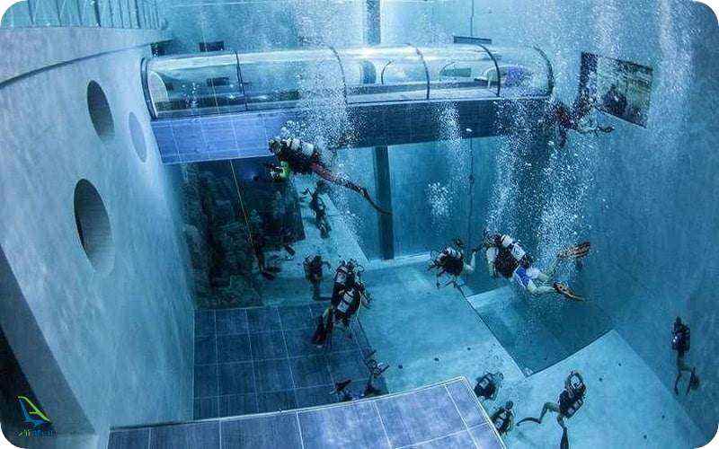 عمیق ترین استخر دنیا