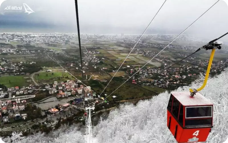 ارتفاع تله کابین رامسر