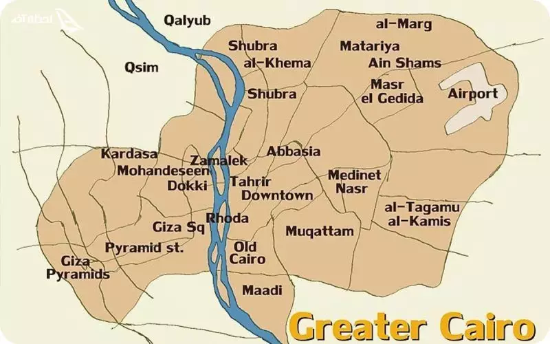نقشه قاهره