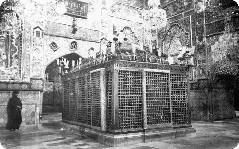 حرم مطهر در زمان شاه عباس صفوی