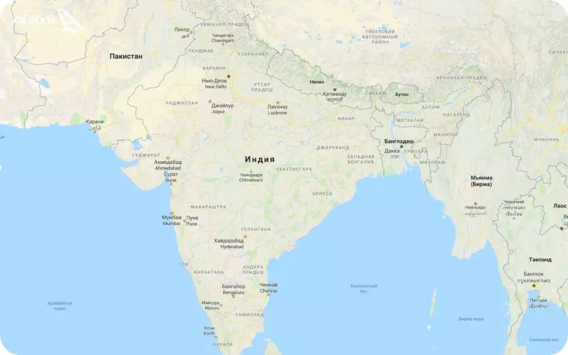 نقشه جیپور هند