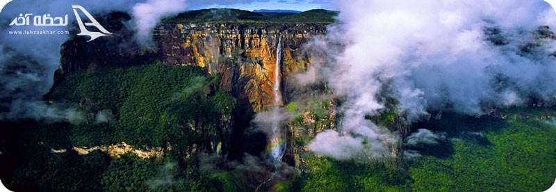 زیبایی آبشار آنجل