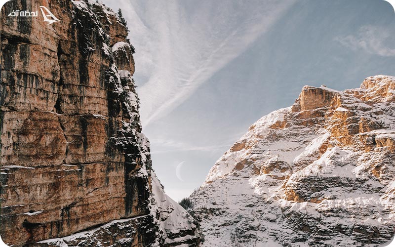 صخره های برفی پاریکوتین