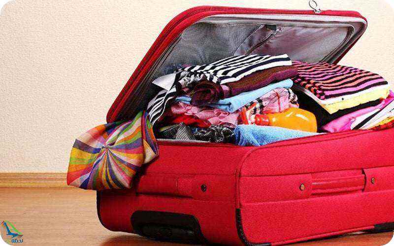 روش های بستن چمدان