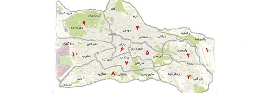 نشقه تبریز بر اساس جاذبه گردشگری