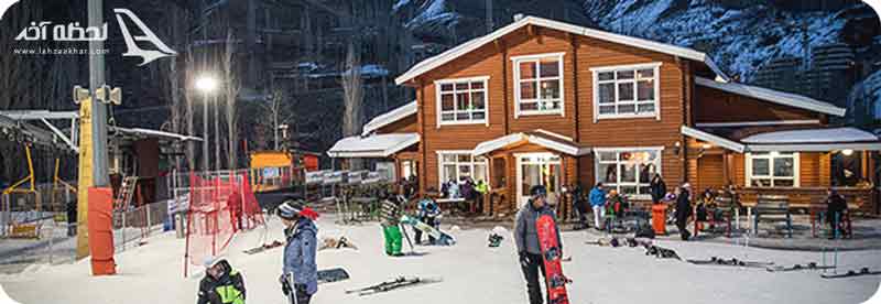 اسکی سواری حرفه ای در پیست اسکی دربندسر