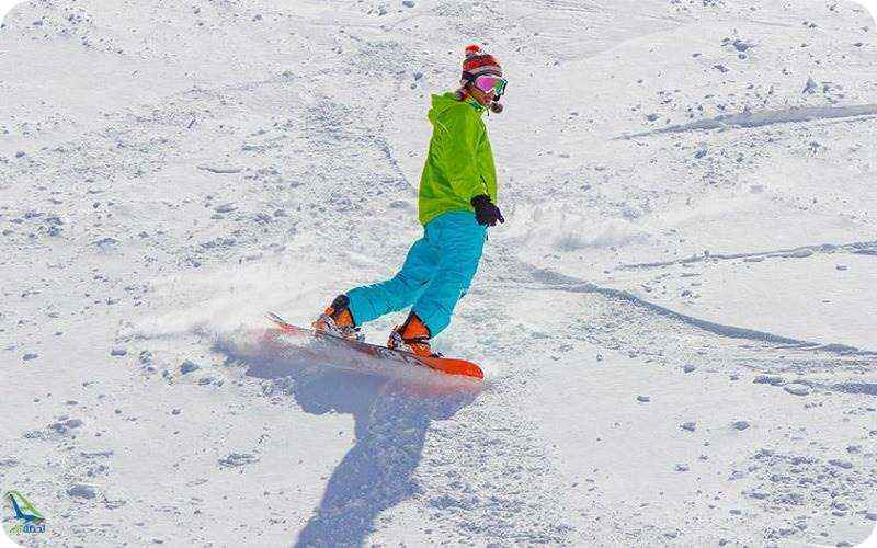 پیست اسکی تاریک دره