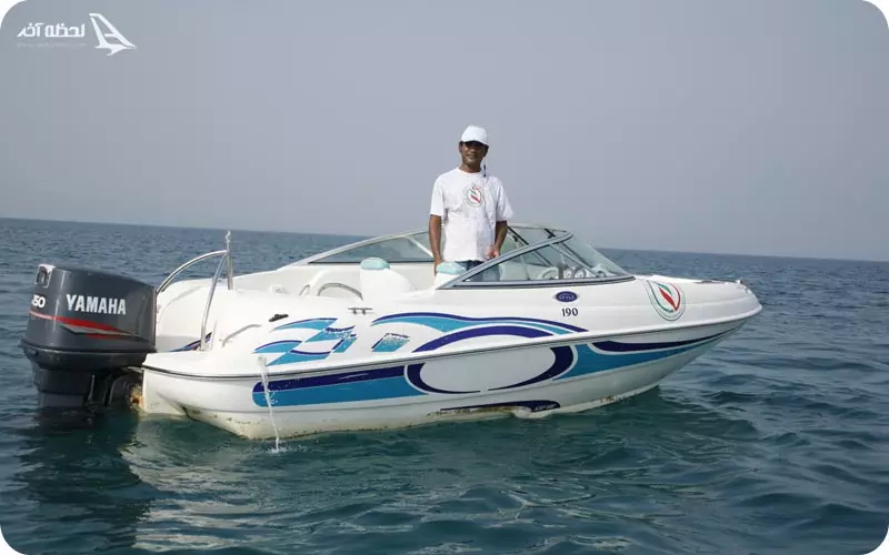 قایق سواری در قشم