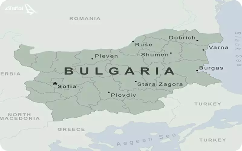 نقشه بلغارستان