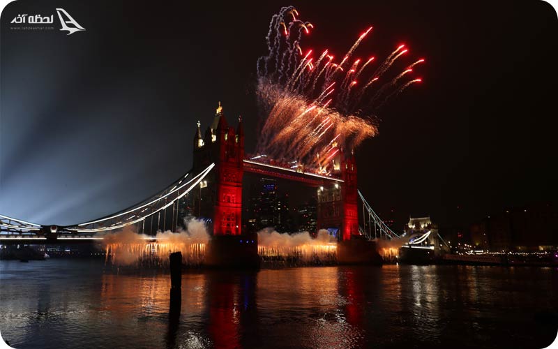 جشن سال نو میلادی در لندن