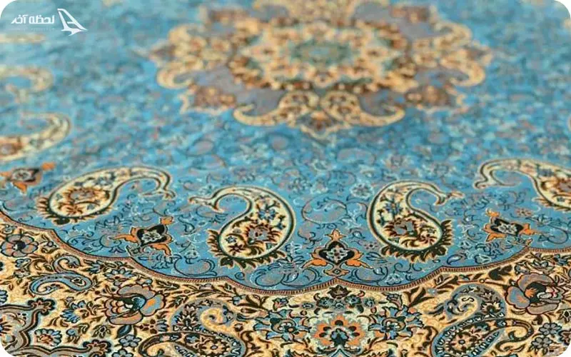 رومیزی های سنتی آبی رنگ