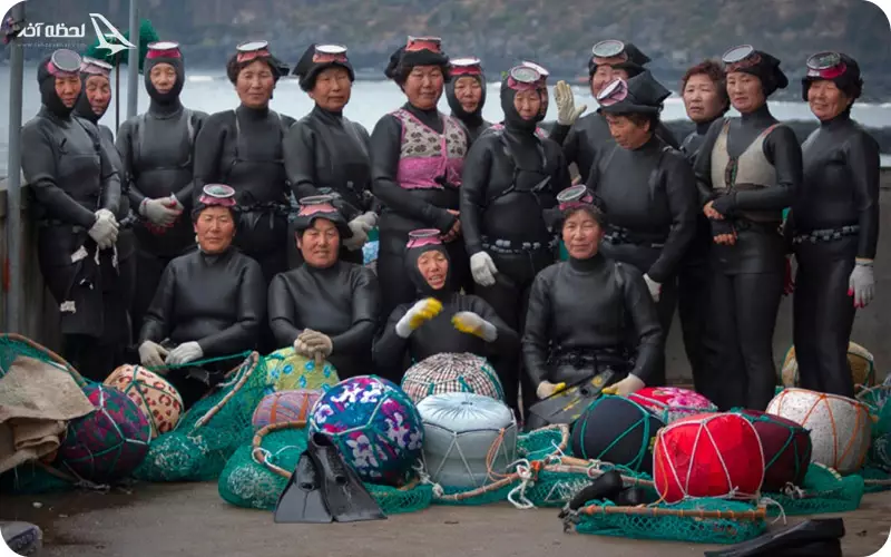 زنان غواصِ جزیره جیجو