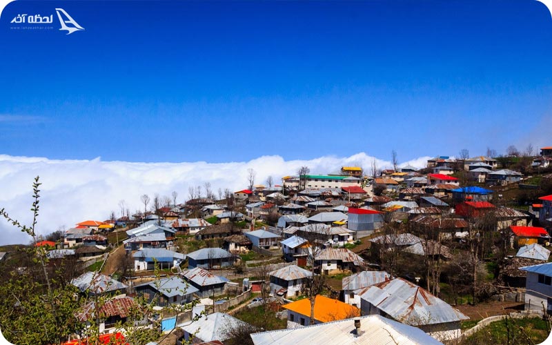 خانه ها و کلبه های روستای فیلبند