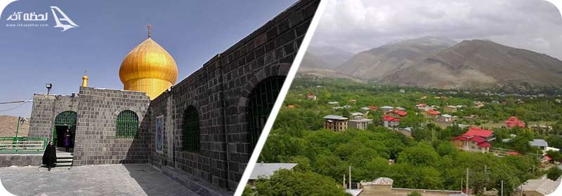 امامزاده هاشم در کجای جاده هراز است؟