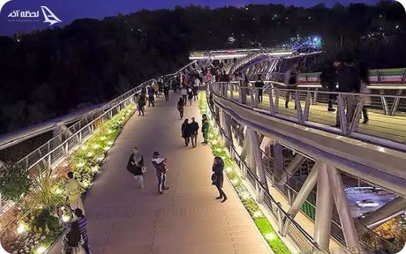 عکس پل طبیعت تهران