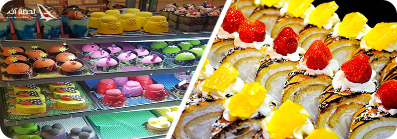کیک ها و شیرینی های قنادی سولدوش