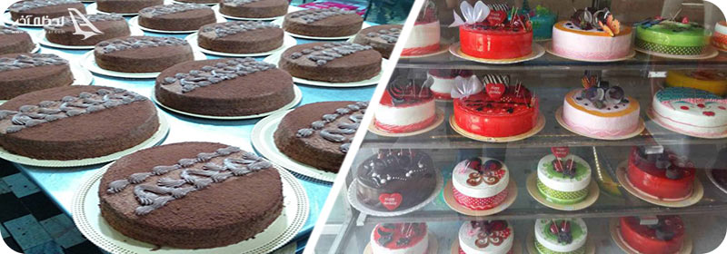 کیک های شکلاتی و خامه ای بی بی