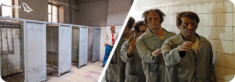 حمام های زندانیان در موزه عبرت تهران