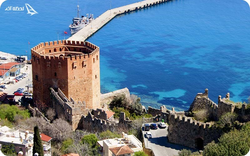 برج قرمز(قلعه آلانیا)