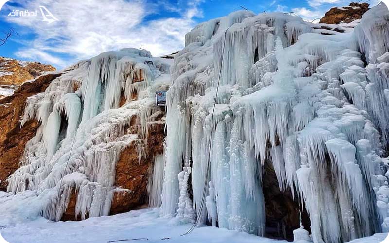 آبشار یخی هلمون