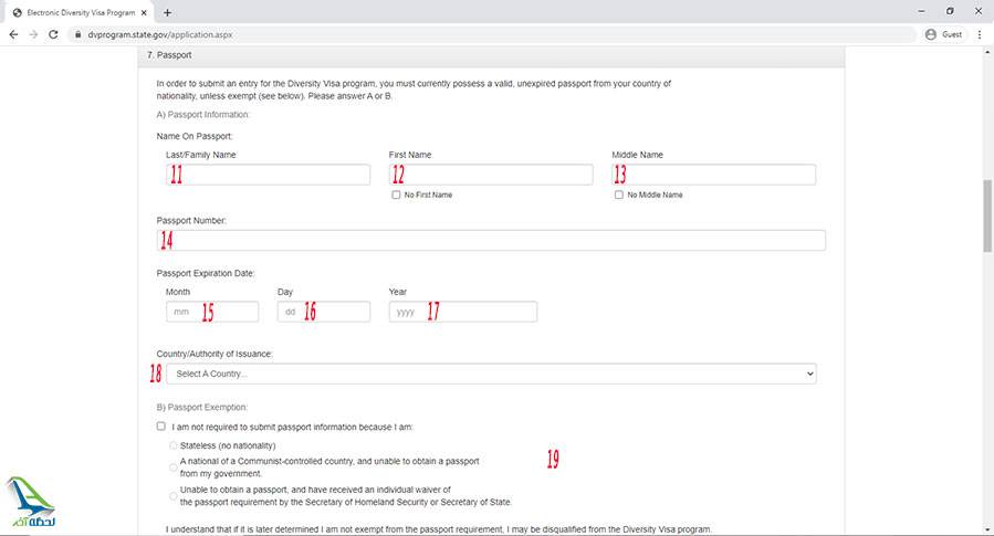 آموزش تصویری ثبت نام لاتاری
