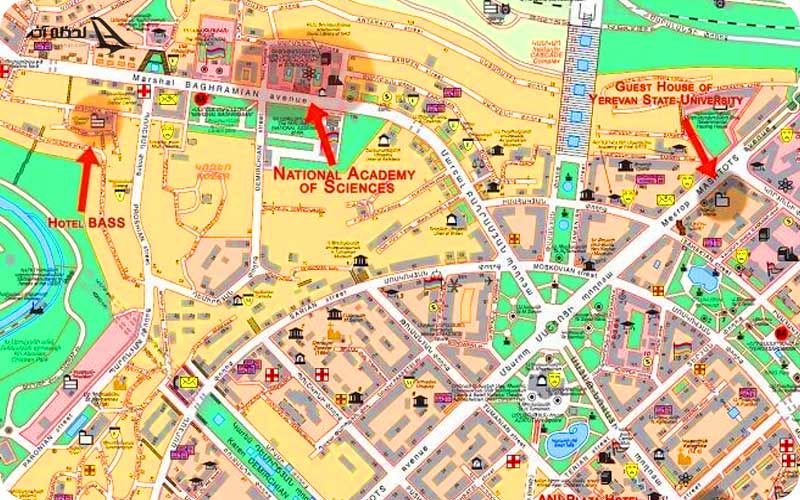 نقشه ایروان