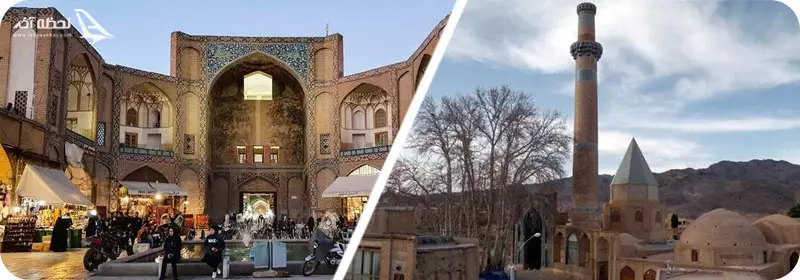 بازار قیصریه و آرامگاه شیخ عبدالصمد نطنزی