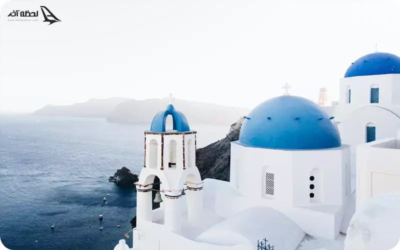 جزیره زیبای سانتورینی در یونان