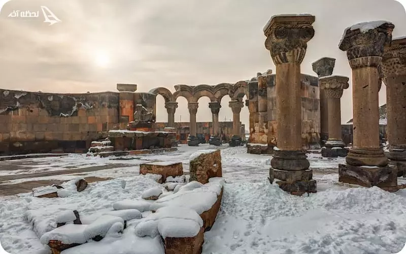 آب و هوای ارمنستان در فصل زمستان            